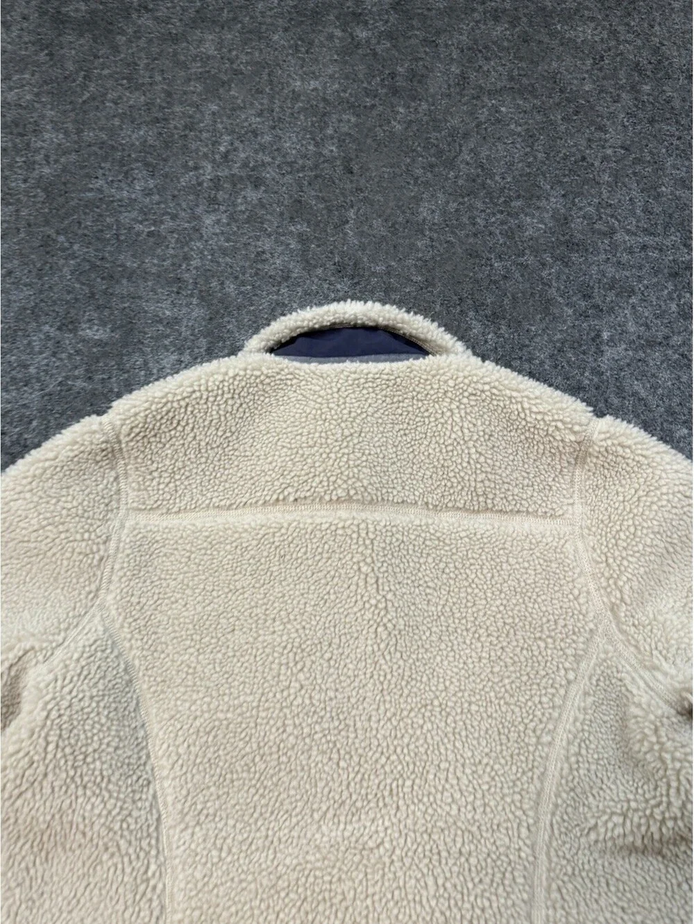 Patagonia Retro Pile Fleece Jacket Men’s M Natural Full Zip Sherpa 23074 FA24